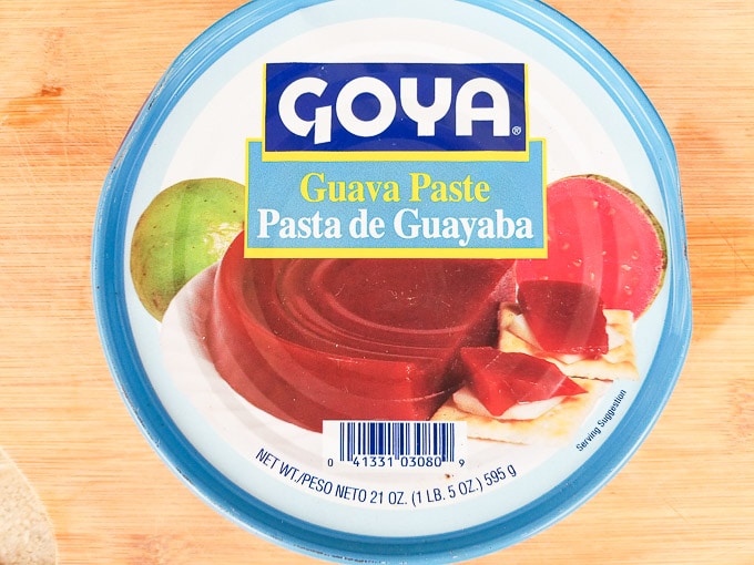 Guava paste in original tin can for the Pastelillos de Guayaba,