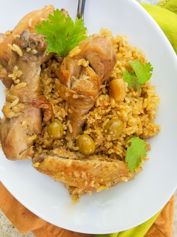 Puerto Rican Chicken and Rice (Arroz con Pollo) - Mexican Appetizers ...