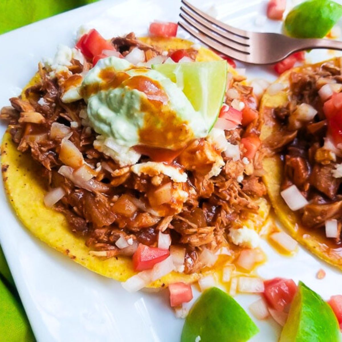 BBQ Chicken Tostadas Mexican Appetizers and More!