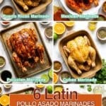 Pollo Asado Marinades Pinterest image.