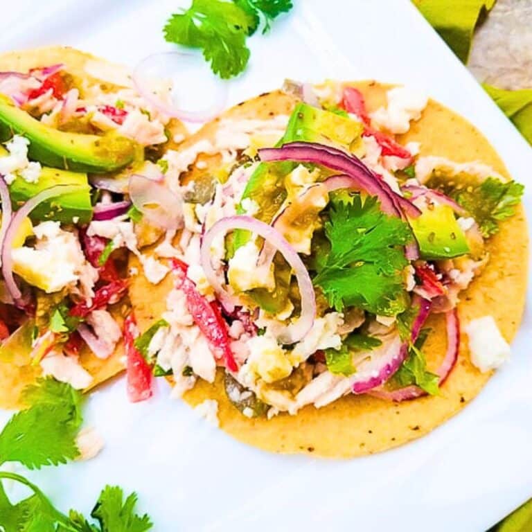 Salpicón de Pollo (Mexican Chicken Salad) - Mexican Appetizers and More!